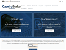 Tablet Screenshot of caseiroburke.com